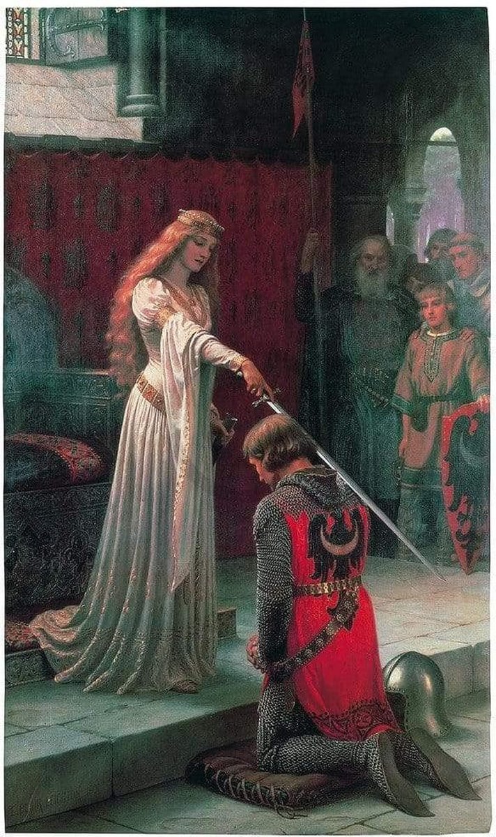 PGM Kunstdruk Edmund Blair Leighton - The Accolade, 1901 60x80cm Divers