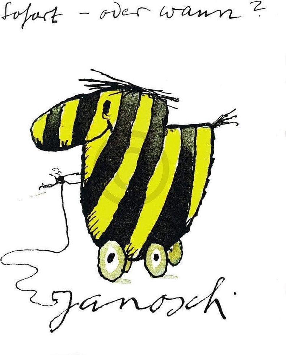 PGM Kunstdruk Janosch - Tigerente sofort 48x58cm Divers