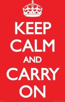 GBeye Keep Calm and Carry On Poster 61x91,5cm