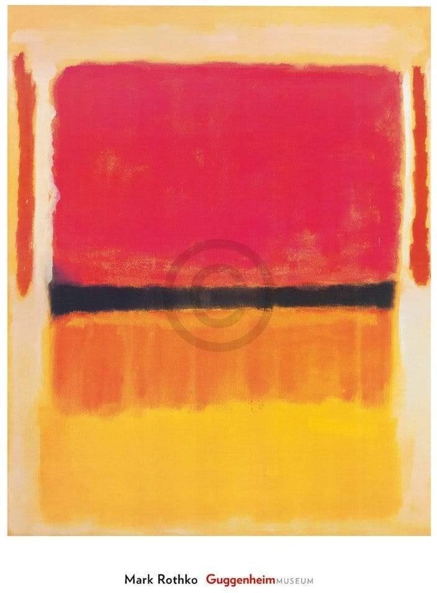 PGM Kunstdruk Mark Rothko - Untitled, 1949 71x91cm Divers