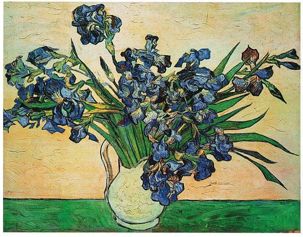 PGM Kunstdruk Vincent Van Gogh - Iris Strauss, 1890 50x40cm Divers