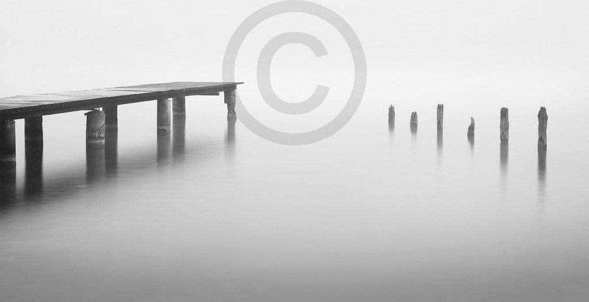 Kunstdruk Tom Weber - Waves of Silence I 90x70cm