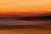 Fotobehang - Orange Fog 384x260cm - Vliesbehang