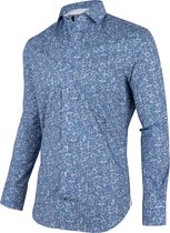 Overhemd Benito Blauw Print (1001066 - 60103)