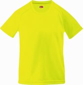 Fruit Of The Loom Kinderen Unisex Prestatie Sportskleding T-Shirt (2 stuks) (Bright Yellow)