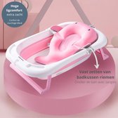 Simple Lifestyle Baby Badkuip inklapbaar met thermometer roze