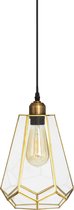 Atmosphera hanglamp in goudkleurig glas D 18 cm - Lamp - Verlichting - Sfeerverlichting - Interieur