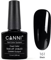 Canni - Gel nagellak - Gellak - Gelpolish - Gel Polish - UV & LED - Pure Black (161)