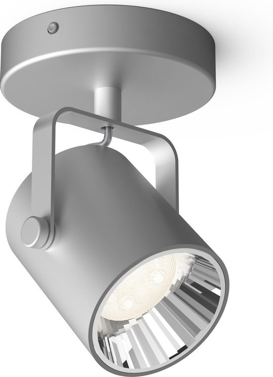 Philips BYRE Opbouwspot LED 1x4W/430lm Rond Zilver