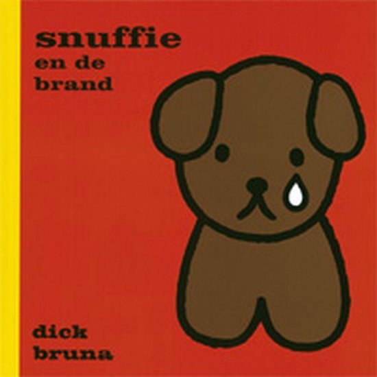 Cover van het boek 'Snuffie en de brand' van Dick Bruna