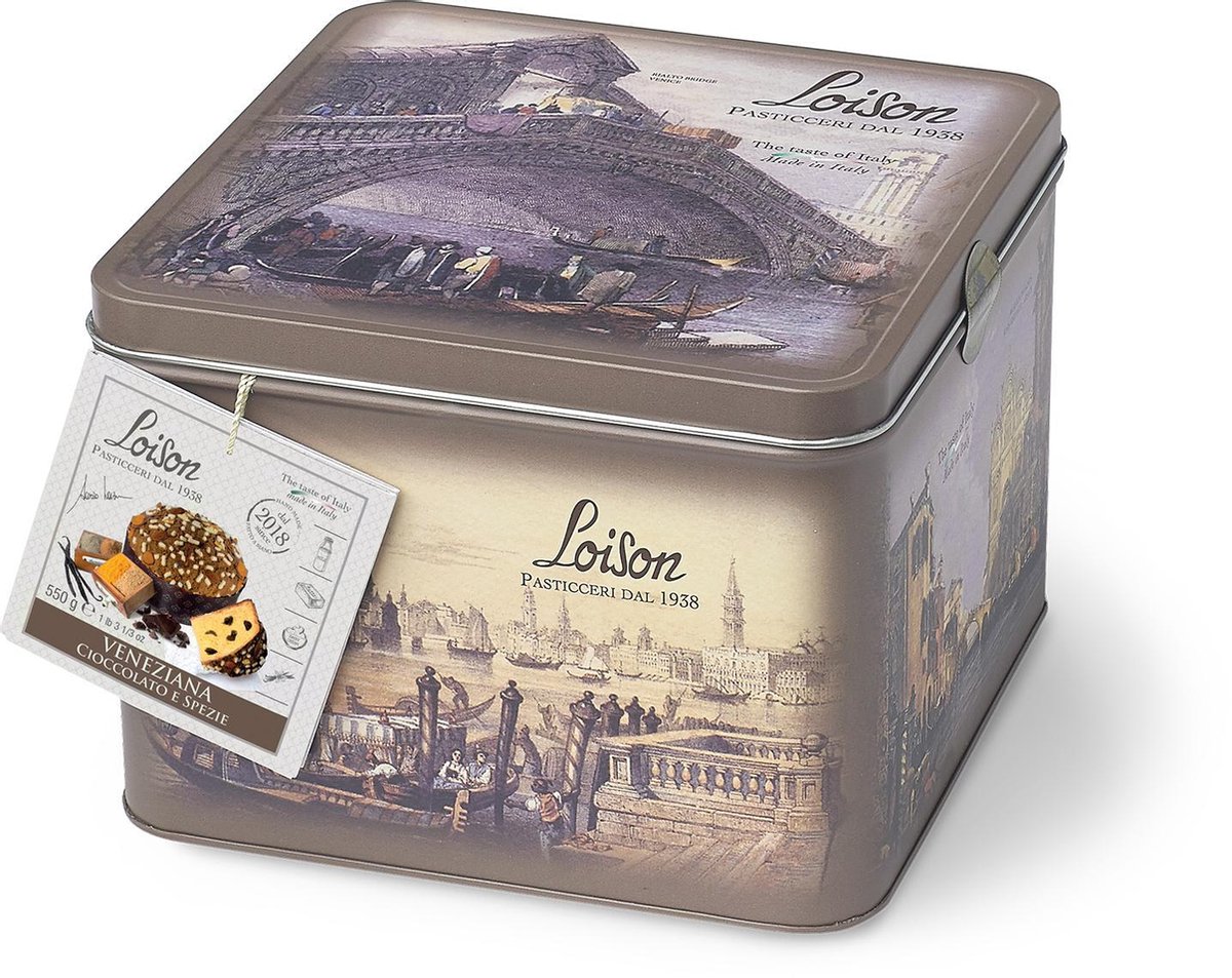 Loison Veneziana box Colomba (Panettone) -ToplinLoison cioccolato & spezie veneziana with monorigin cru chocolate and 4 spices 550grm