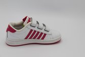 Kswiss sneaker wit met roze- twister tongue- maat 29