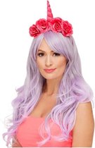 Smiffys Kostuum Haarband Unicorn Roze