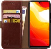 Rosso Element Xiaomi Mi 10T Lite Hoesje Book Cover Wallet Case Bruin