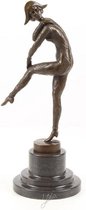 Beeld - Harlequinade Dame - Brons - 34,7 cm hoog