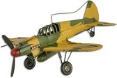 Spitfire gevechtsvliegtuig - Beeld - Tinnen model - 14,3 cm hoog