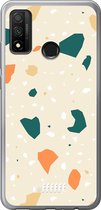 Huawei P Smart (2020) Hoesje Transparant TPU Case - Terrazzo N°1 #ffffff