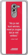 Honor 6X Hoesje Transparant TPU Case - AFC Ajax Quote Johan Cruijff #ffffff