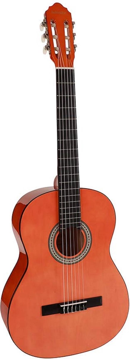 Klassieke (Spaanse) gitaar 4/4 maat, linden b&s, nikkel frets, truss rod, naturel