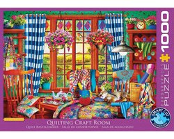 Eurographics - Quiltatelier (Quilting Craft Room) - 1000 stukjes 68×48cm (b×h) - Legpuzzel