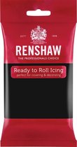 Renshaw Rolfondant Pro - Pikzwart - 250g