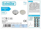 Extrastar Button batterij CR2032 3V