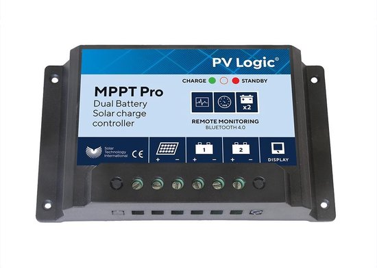 Contrôleur de charge double batterie PV Logic 15A 12 / 24V MPPT | bol.com
