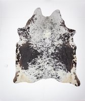 KOELAP Koeienhuid Vloerkleed - Zwartwit Gevlekt Salt & Pepper - 195 x 230 cm - 1003020