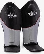 FORZA SCHEENBESCHERMERS - PREMIUM SYNTHETISCH LEER - ZWART/ZILVER