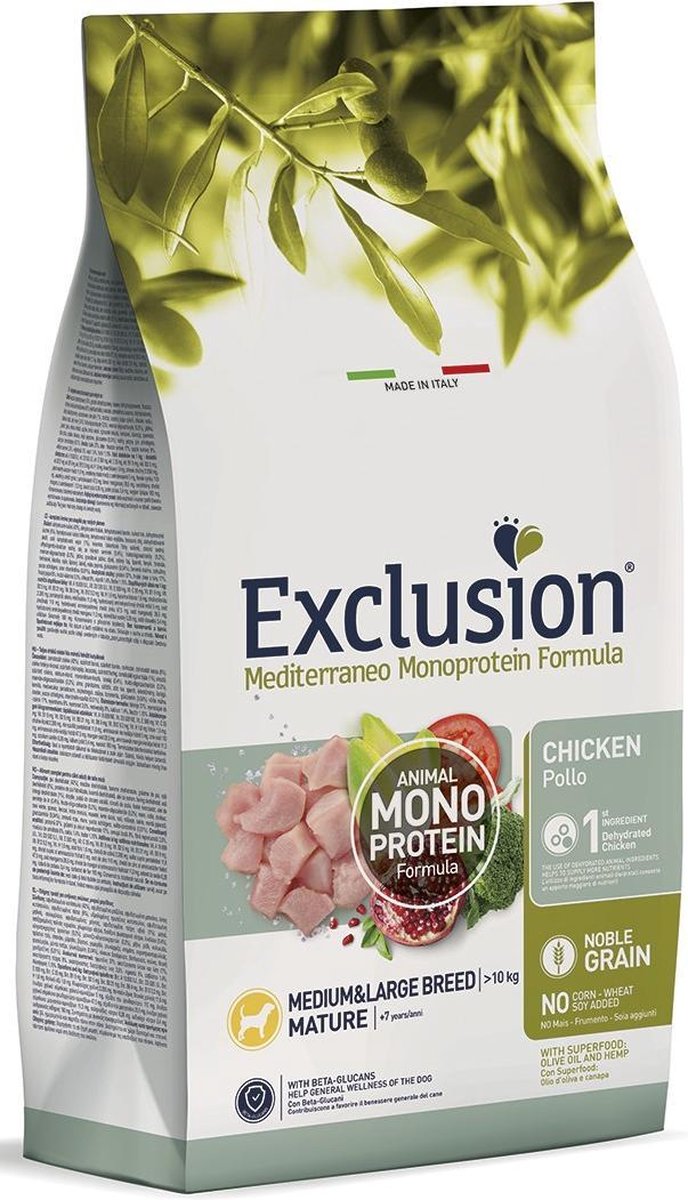 EXCLUSION Exclusion Mediterraneo Mature kip 12 kilo