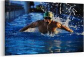 Schilderij - Athlete swimmer — 90x60 cm