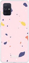 Samsung Galaxy A71 Hoesje Transparant TPU Case - Terrazzo N°8 #ffffff