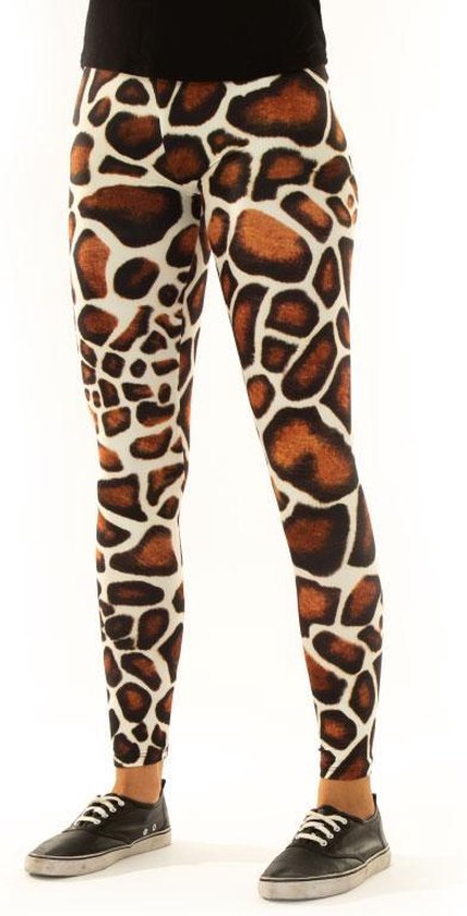Dierenprint legging van Festivalleggings - Giraffe - Maat L/XL -  Comfortabel - Ademend... | bol.com