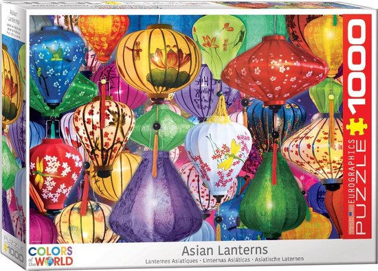 Eurographics puzzel Asian Lanterns - 1000 stukjes | bol.com