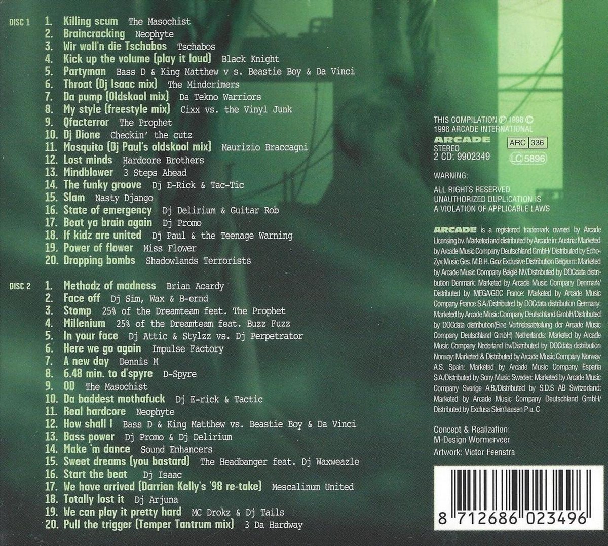 Thunderdome Chapter XXI - 2 x CD Compilation - Electronic