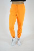 La Pèra Oranje Sweatpants Trendy Casual Sportbroek Dames 100% Katoen – Maat S