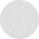 Kerstboom Kleed | Sneeuwvlokjes lichtgrijs