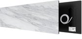 Hoog rendement infrarood stralingspaneel 625 Watt 40x150 cm Italian Marble, stone art, Welltherm