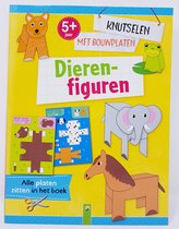 DIEREN-FIGUREN KNUTSELEN MET BOUWPLATEN - ALLE PLATEN IN HET BOEK