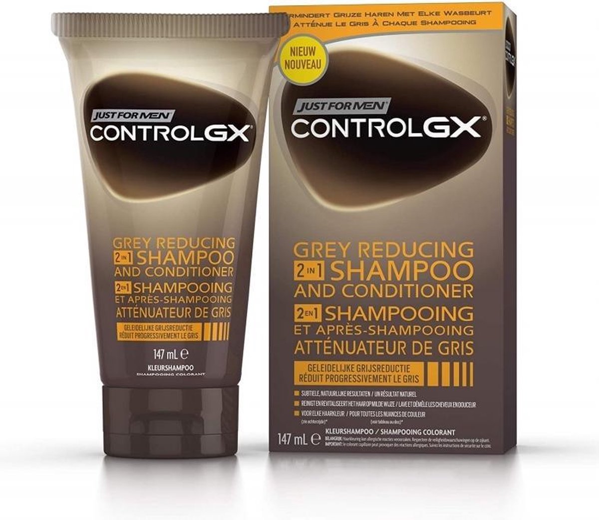 Just For Men CONTROL GX 2in1 Shampoo en Conditioner 147ml