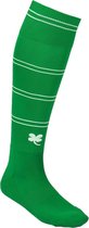 Robey Sartorial Socks - Voetbalsokken - Green/White Stripe - Maat Junior