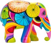 Colours of Chiang Mai 10 cm Elephant parade Handgemaakt Olifantenstandbeeld