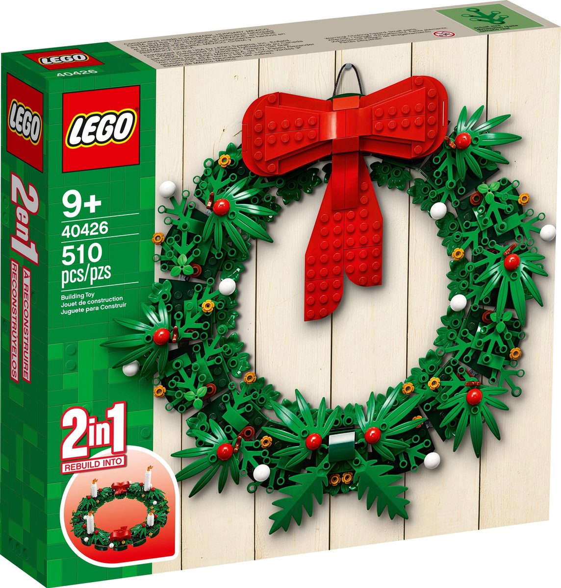 Couronne de Noël LEGO 2-en-1 | bol.com