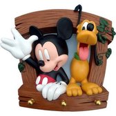 Mickey en Pluto Clotheshanger - kleerhanger - Kapstok - 34 cm