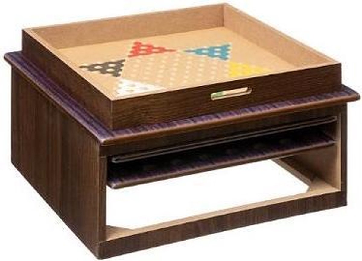 Luxe Houten Spellendoos - 10 Bordspellen in 1 - Cadeau tip — cadeau in Spellen & Speelgoed - foto 5