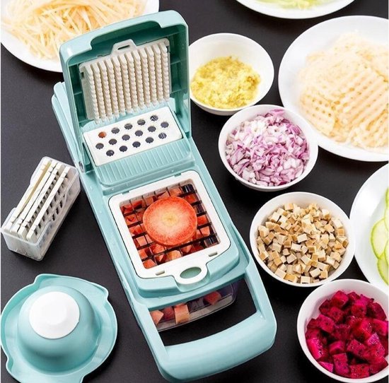 15-in-1 Multifunctionele Groentesnijder, Professionele Mandoline, met 7