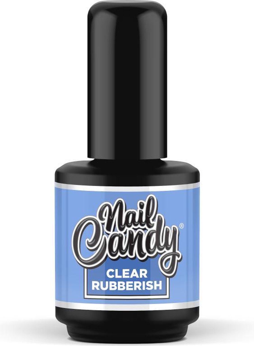 Nail Candy Gellak Clear Rubberish (Rubber Base Coat)