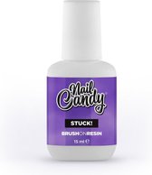 Nail Candy Stuck! Brush On Resin 15ml (Nagellijm)