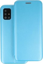 Slim Folio Case - Book Case Telefoonhoesje - Folio Flip Hoesje - Geschikt voor Samsung Galaxy A71 - Blauw