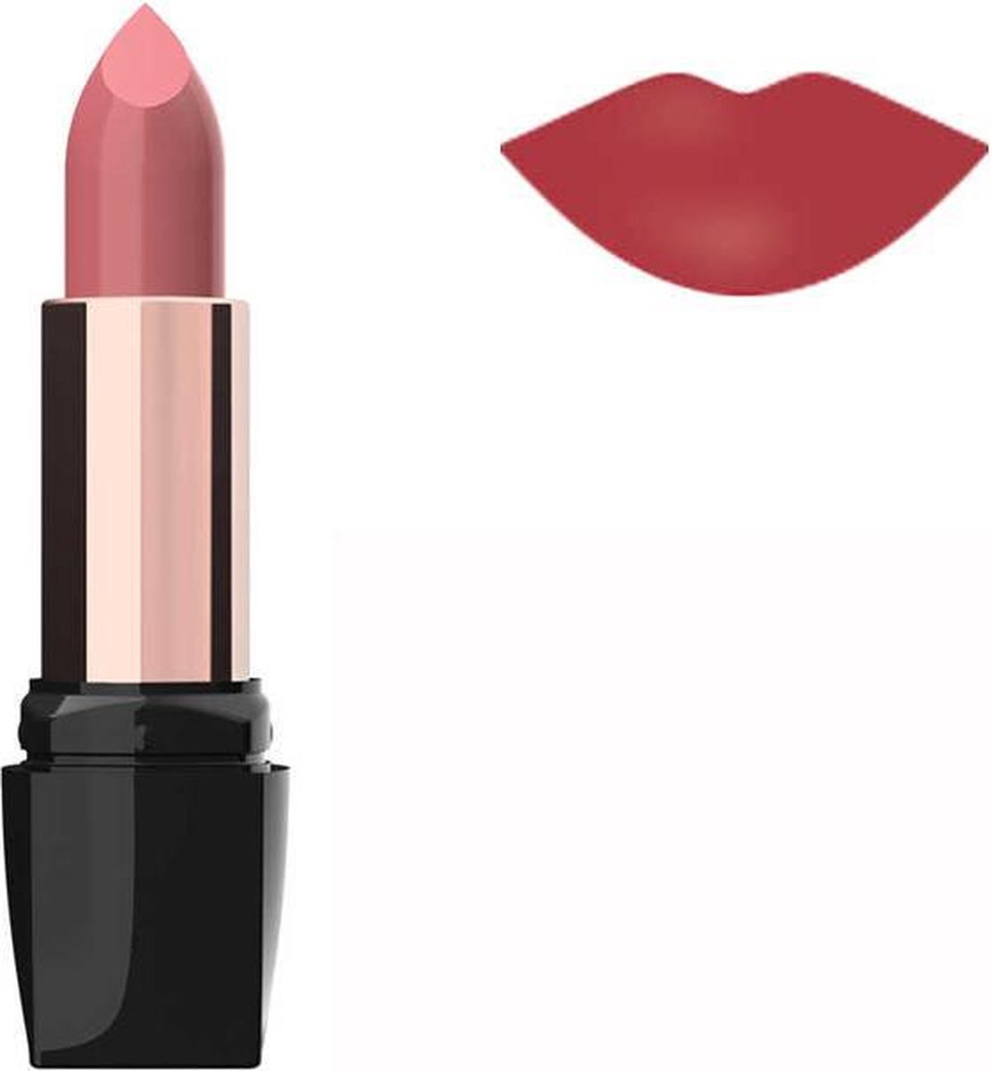 Golden Rose Feuchtigkeitsspendender Lippenstift Nr. 17 – Mit Lipgloss-Effekt, Pflegend & Farbintensiv